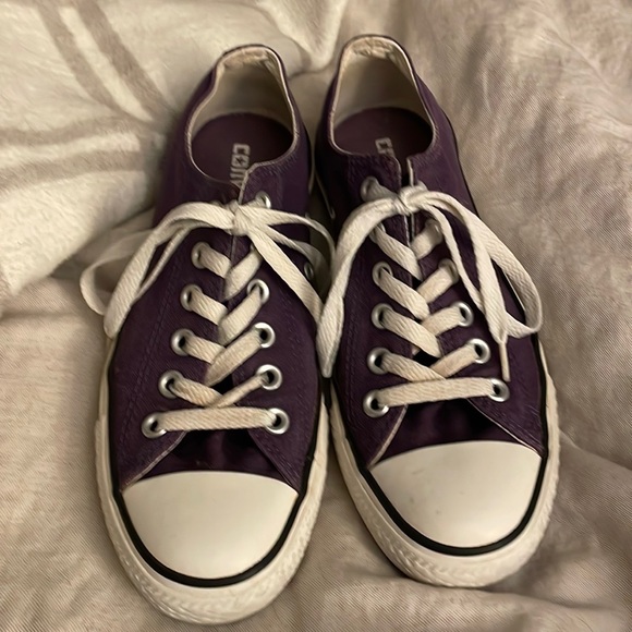 Converse Shoes - Converse, all-star lace up sneakers, purple